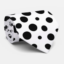 Svarta Polka dots Mönster på vitt