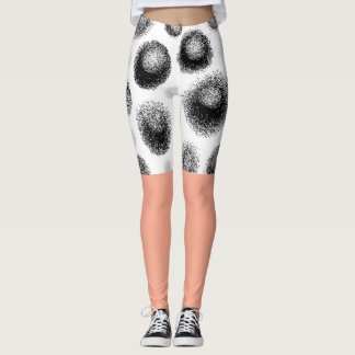 Svarta prickar leggings
