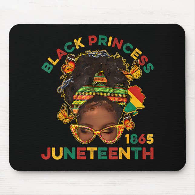Svarta prinsars Juneteenth 1865 historiemånad Mela Musmatta (Framsidan)