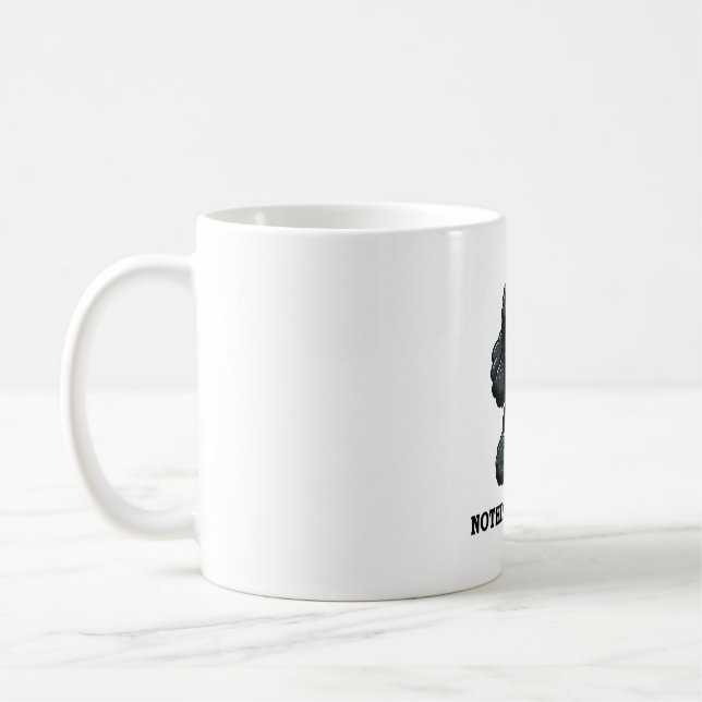 Svarta Pudel-kaffe, inget annat än svart Kaffemugg (Vänster)