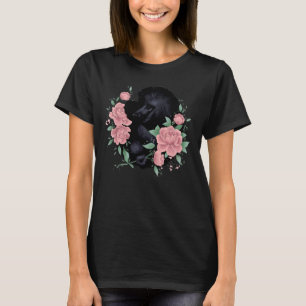 Svarta Pudel med ponnyer T Shirt