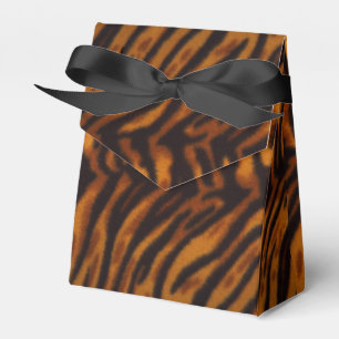 Svärta randig tigerpäls eller flå strukturmalle presentaskar