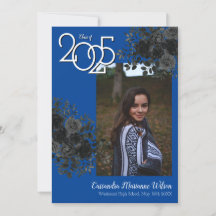 Svarta Ro Blue Gothic Studenten meddelande