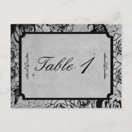 Svarta Ro-Bordsnumret, det gotiska Ram-Bröllop Vykort