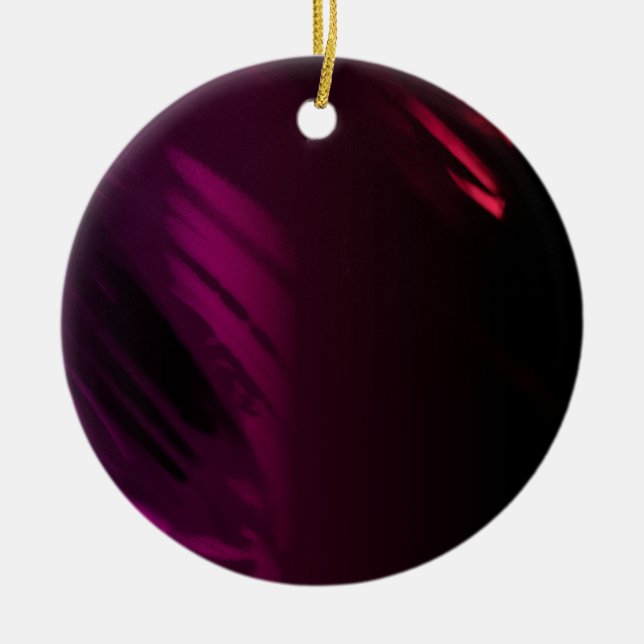 Svarta Ro färg Julgransprydnad Keramik (Framsidan)