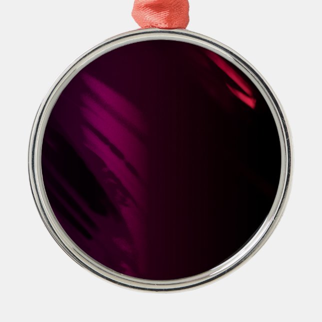 Svarta Ro färg Julgransprydnad Metall (Framsidan)