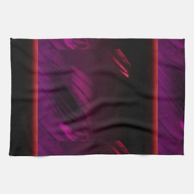 Svarta Ro färg Kökshandduk (Horisontell)