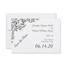 Svarta Ro Kärlek Brev Bröllop spara datum