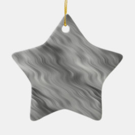 Svarta Ro Vågigt Struktur Julgransprydnad Keramik