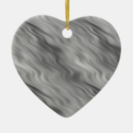 Svarta Ro Vågigt Struktur Julgransprydnad Keramik