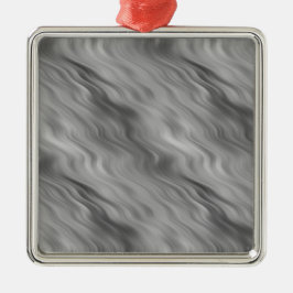 Svarta Ro Vågigt Struktur Julgransprydnad Metall