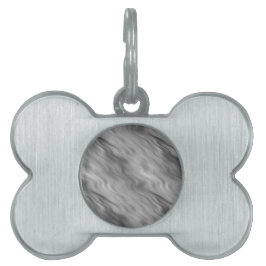 Svarta Ro Vågigt Struktur Namnbricka Husdjur