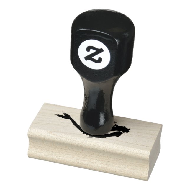 svarta sjöjungfruar som simmar under vatten stämpel (Stämpel)