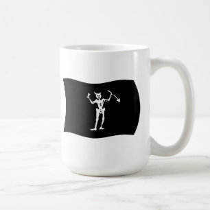 Svarta skäggets flaggmugg kaffemugg