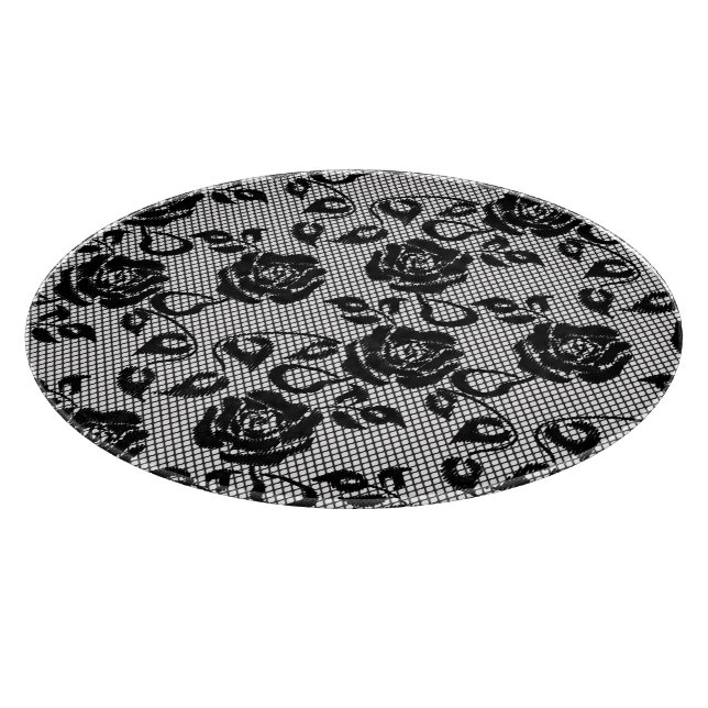 Svarta snöre-mönster på vit bakgrund (Hörn)