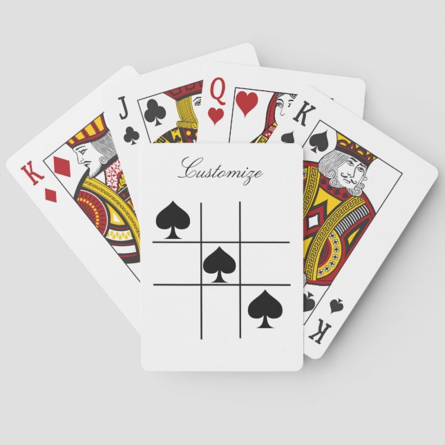 Svarta spader Tic Tac Toe_Thunder_Cove Casinokort (Baksidan)