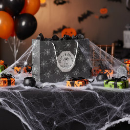 Svarta Spindelnäten Happy halloween