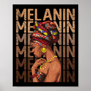 Svarta starka kvinnor Afro kärlek melanin afrikans Poster