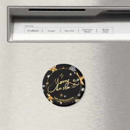 Svarta stenar i Guld med låg nyckel, Anpassningsba Magnet