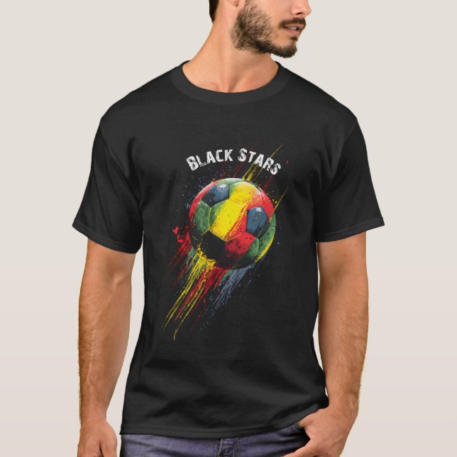 Svarta stjärnor t shirt (Framsida)