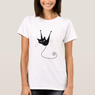 Svarta Stollig Kattunge 1 T-shirt