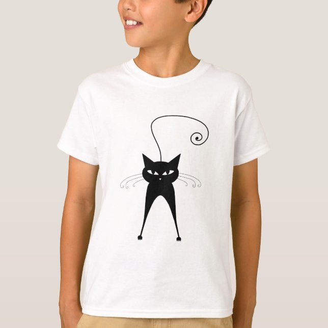 Svarta Stollig Kattunge 6 Tee (Framsida)
