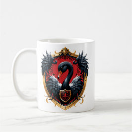Svarta Svan är en symbol för elegans och makt. Kaffemugg