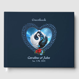 Svarta svan och vita svan gästböcker