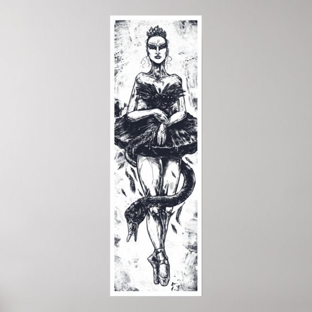 Svarta Svan Poster (Framsidan)