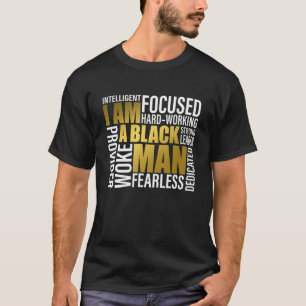 Svarta svarta Manar-historiken i Svarta Kung, mån T Shirt