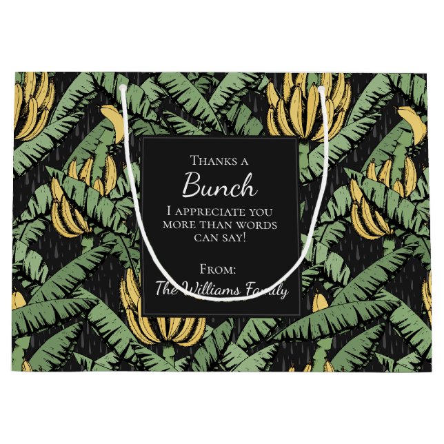 Svarta tack en tropisk bananauppskattning från Bun (Framsidan)