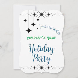 Svarta Twinkles Inbjudningar