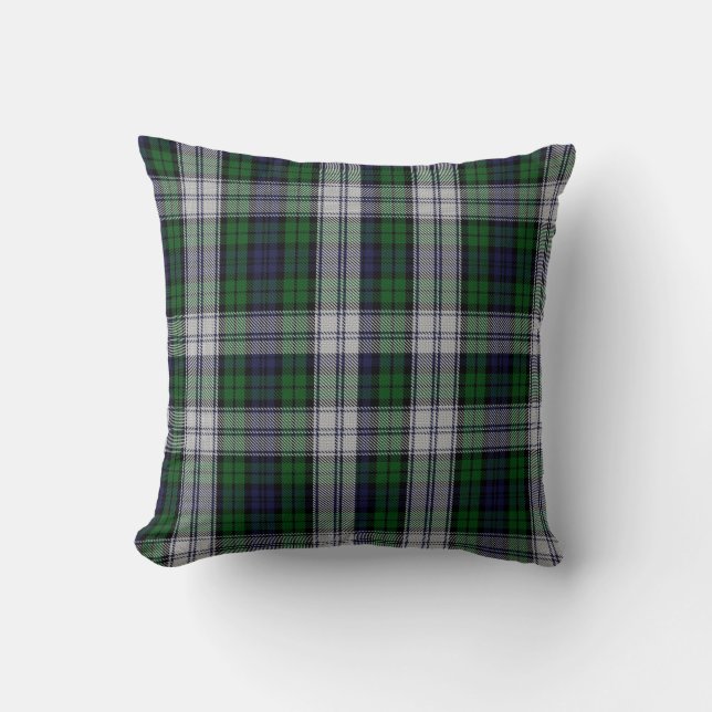 Svarta urtavla Tartan Play Pillow Kudde (Framsida)