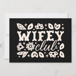 Svarta västernromantik för klubben för fruar inbjudningar