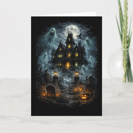 Svarta viskningar från Blackwood Manor Helgkort