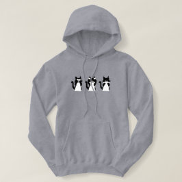 Svarta Vita Katter | Three Wise Kitties Tee Shirt