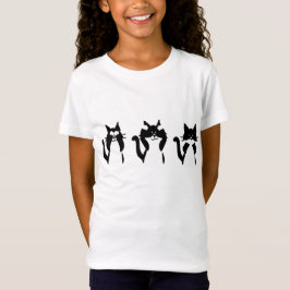 Svarta Vita Katter | Tre Visa Kattungar T-shirt