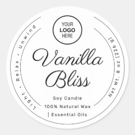 Svarta Vita Minimalistiska Märken Handgjorda Sojal