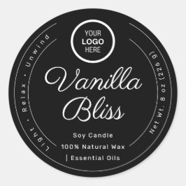 Svarta Vita Minimalistiska Märken Handgjorda Sojal