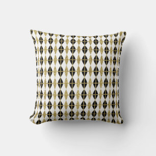 Svarta, vita och Guld Marquise Pillow Kudde