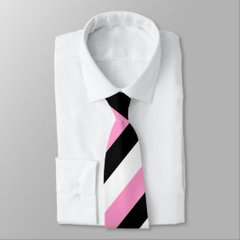 Svarta, vita och Rosa Rand Slips
