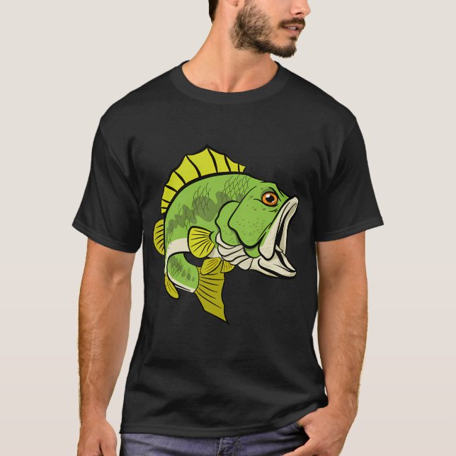 Svartabass slår till t shirt (Framsida)