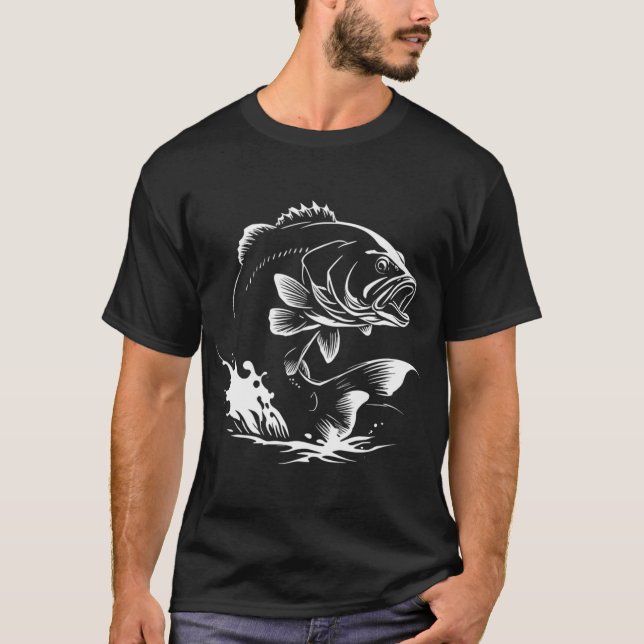 Svartabbsfiske T Shirt (Framsida)
