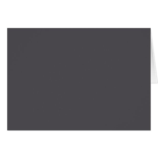 Svärtad pärlagråttfärg hälsningskort (Framsidan Horizontal)