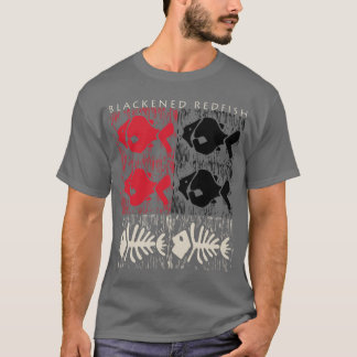 Svärtade Redfish Tee Shirt