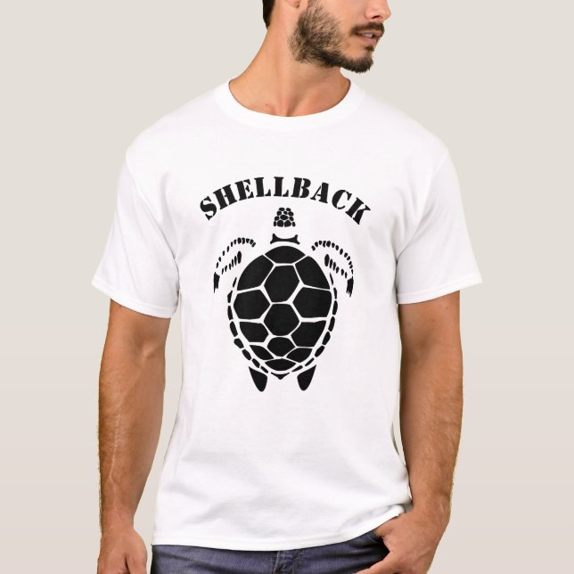 Svartahavssköldpadda Shellback T Shirt (Framsida)