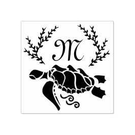 Svartahavssköldpadda Silhouette Side View Stämpel