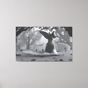 Svartängen (vintertid) canvastryck