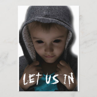 Svartaögda barn tog sig in Kusligt Märkligt Inbjudningar