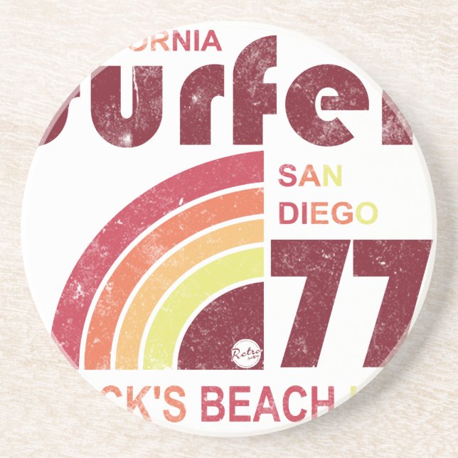 svärtar stranden Kalifornien Underlägg Sandsten (Framsidan)